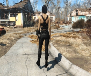 辐射4黑色吊带作战服mod | 辐射4黑色吊带作战服mod下载