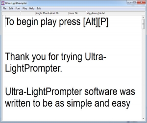 提词器软件(Ultra-LightPrompter) V1.3.2 免费版 | 提词器软件下载