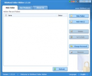WinMend Folder Hidden(隐藏文件或文文件夹) 1.5.2.0 免费版